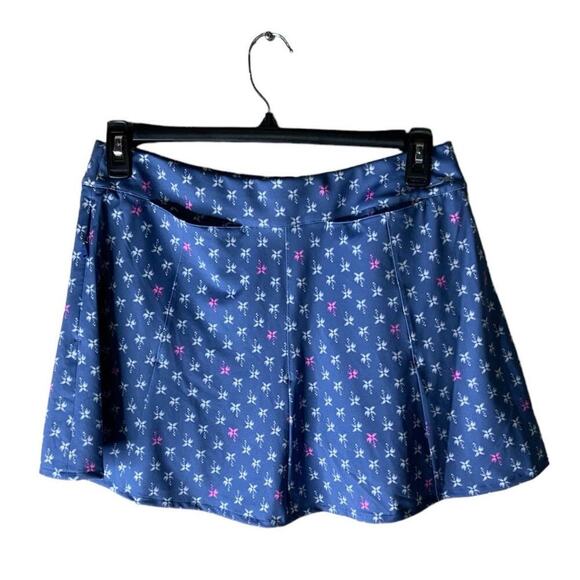 Ralph Lauren RLX Sport Tennis Golf Skirt Palm Tree Motif Women Sz Medium Skort - Picture 5 of 16